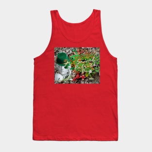 Lady with Saint Patrick Hat Tank Top